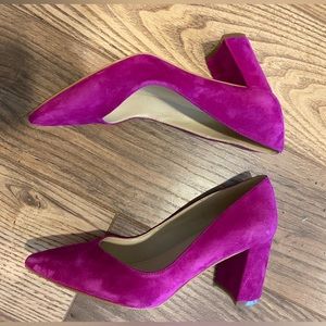 Marc Fisher Zala Pink Suede Pump